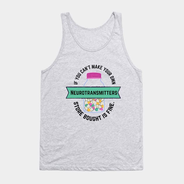 Neurotransmitters Tank Top by capesandrollerskates 